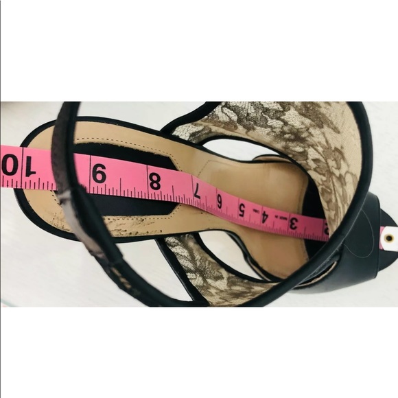 💯 ELLIE SAAB GORGEOUS EVENING SHOES, SIZE 10 - Picture 6 of 6